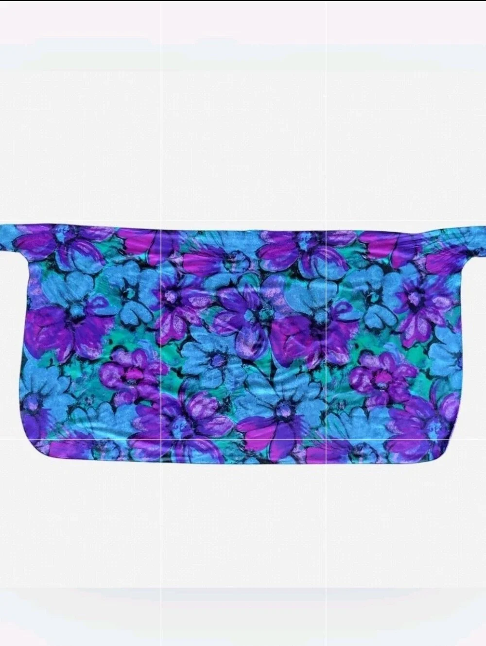 Jantzen Swim | Vintage Blue & Purple Floral Sarong